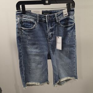 Judy Blue Medium Wash High-Rise Denim Shorts